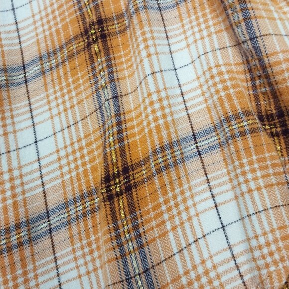 3227 Size 14/16 Cato Upcycled Tenn. Vols Flannel Shirt, Orange is the New Black. - Picture 5 of 8